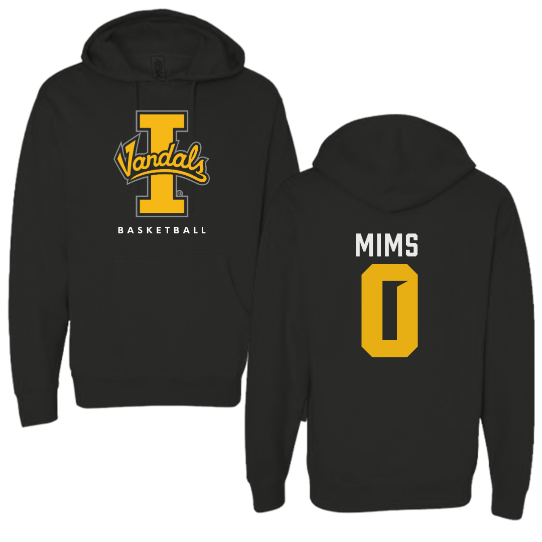 University of Idaho Basketball Black Vandals Hoodie - #0 Julius Mims