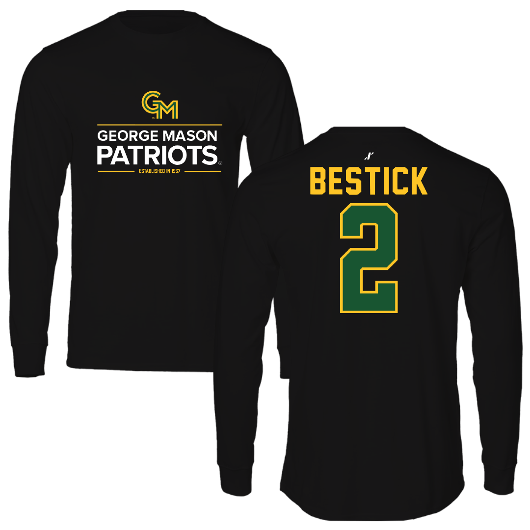 George Mason University Lacrosse Black General Long Sleeve - #2 Kaitlyn Bestick