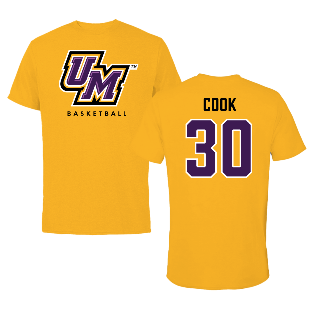 University of Montevallo Basketball Gold Tee - #30 Savannah Cook