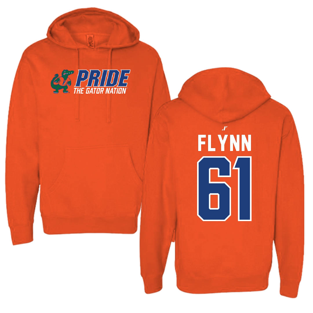 University of Florida Football Orange General Hoodie - #61 Nicolas Flynn