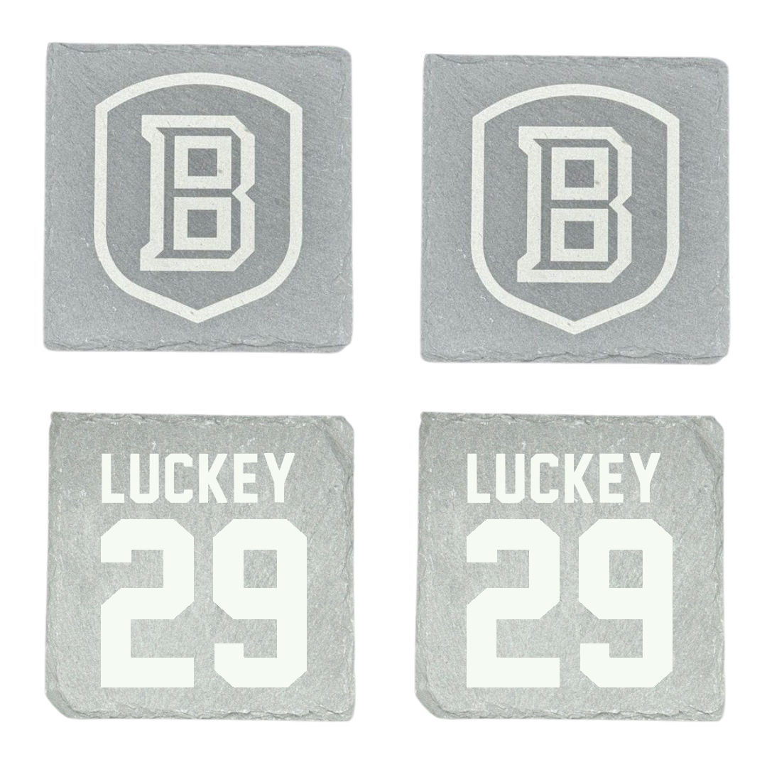 Bradley University Baseball Stone Coaster (4 Pack)  - #29 Cole Luckey