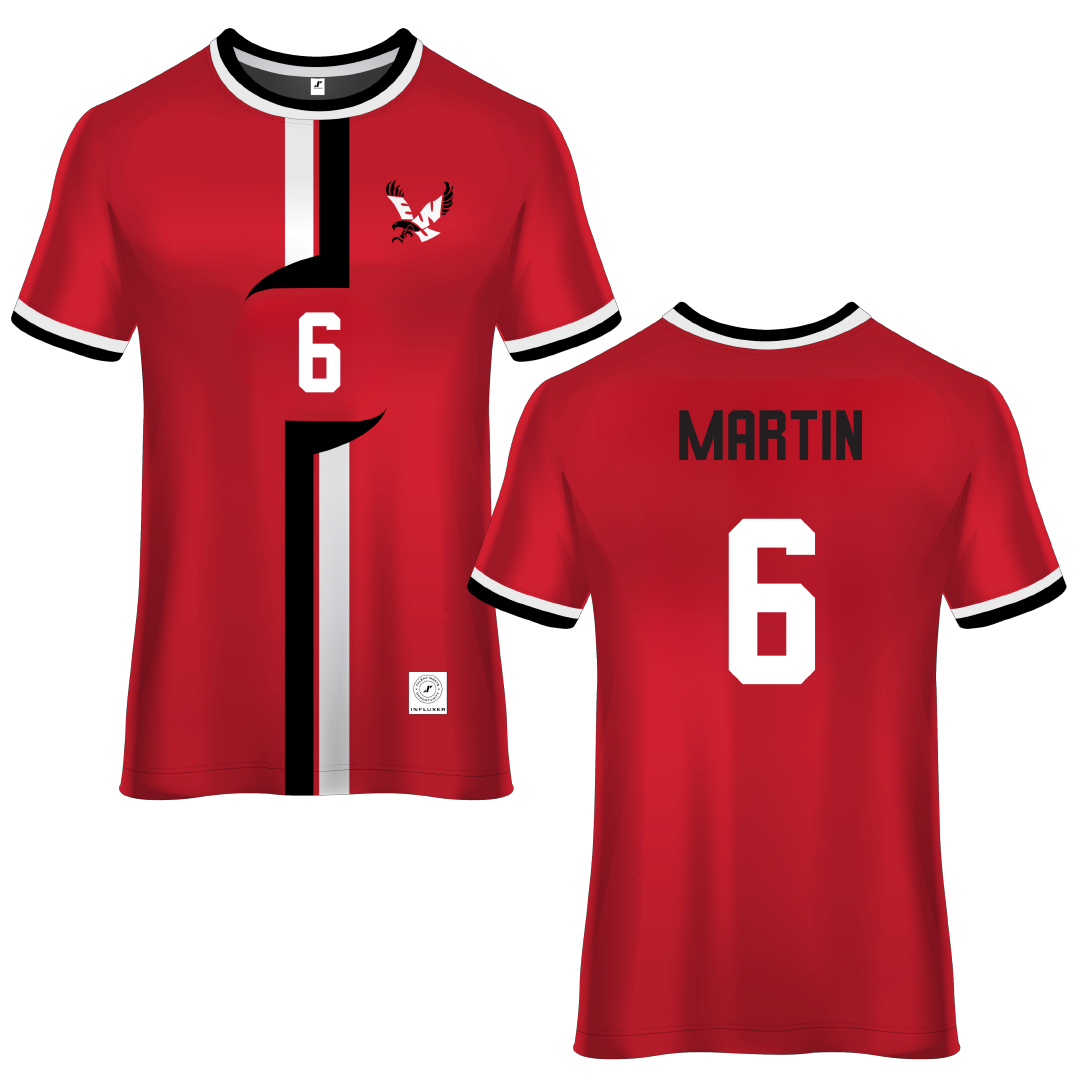 Eastern Washington University Red Soccer Jersey - #6 Gillian Martin