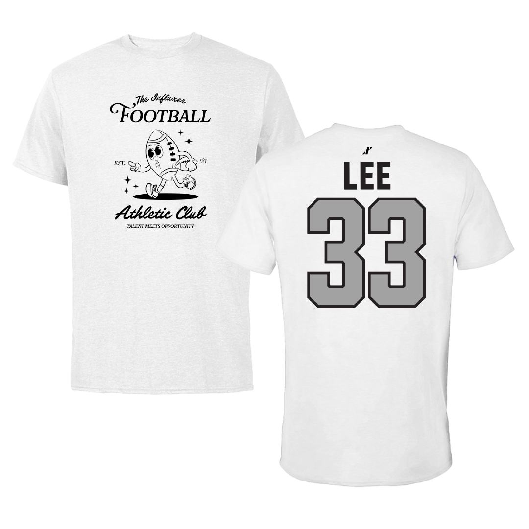 Football White Influxer Athletic Club Tee - #33 Julian Lee