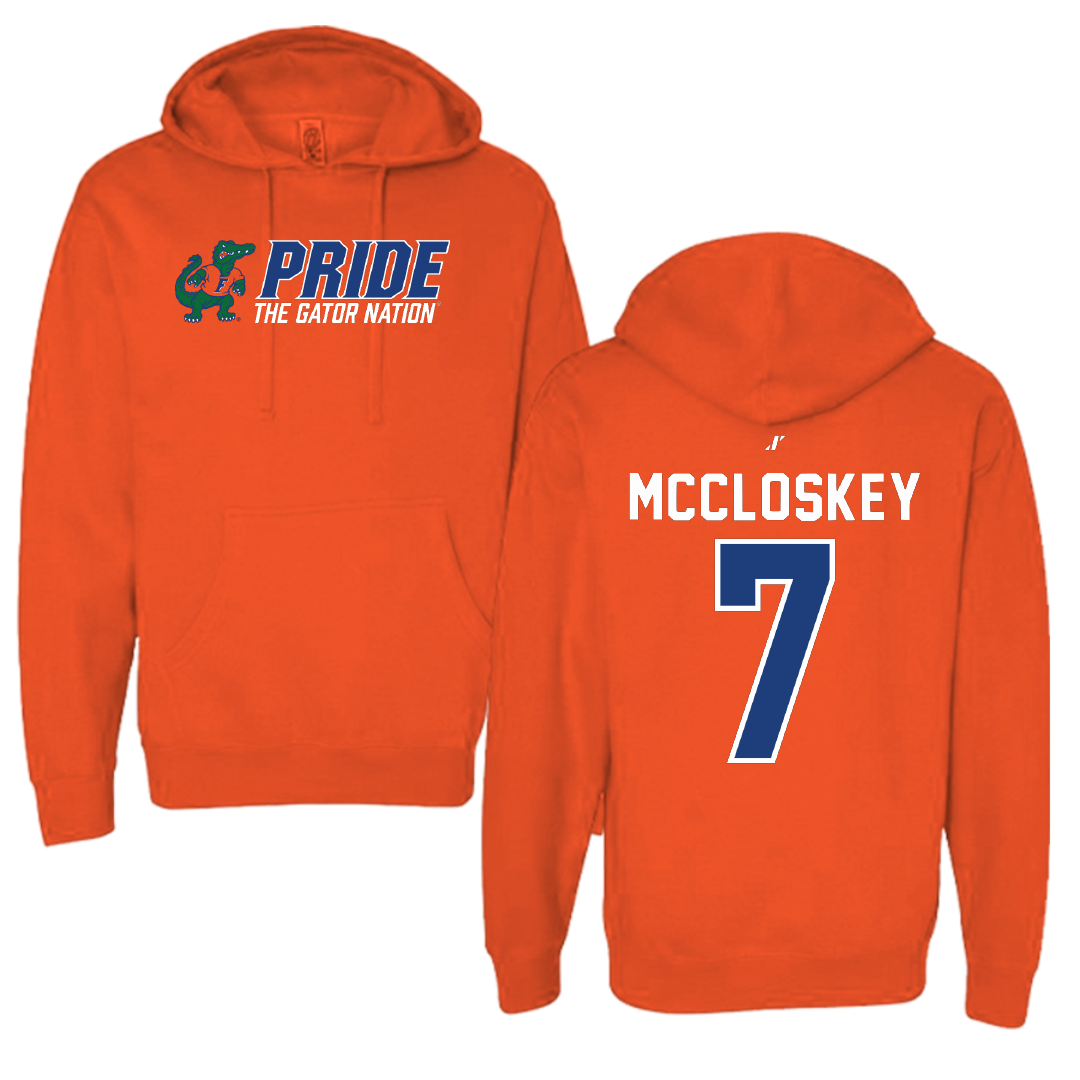 University of Florida Soccer Orange General Hoodie - #7 Lauren McCloskey