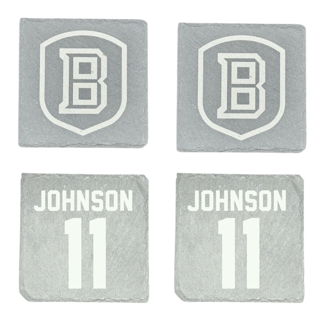 Bradley University Volleyball Stone Coaster (4 Pack)  - #11 Abby Johnson