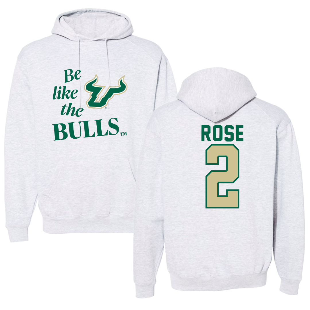 University of South Florida Baseball Light Gray Be Like Us Hoodie - #2 Matt Rose