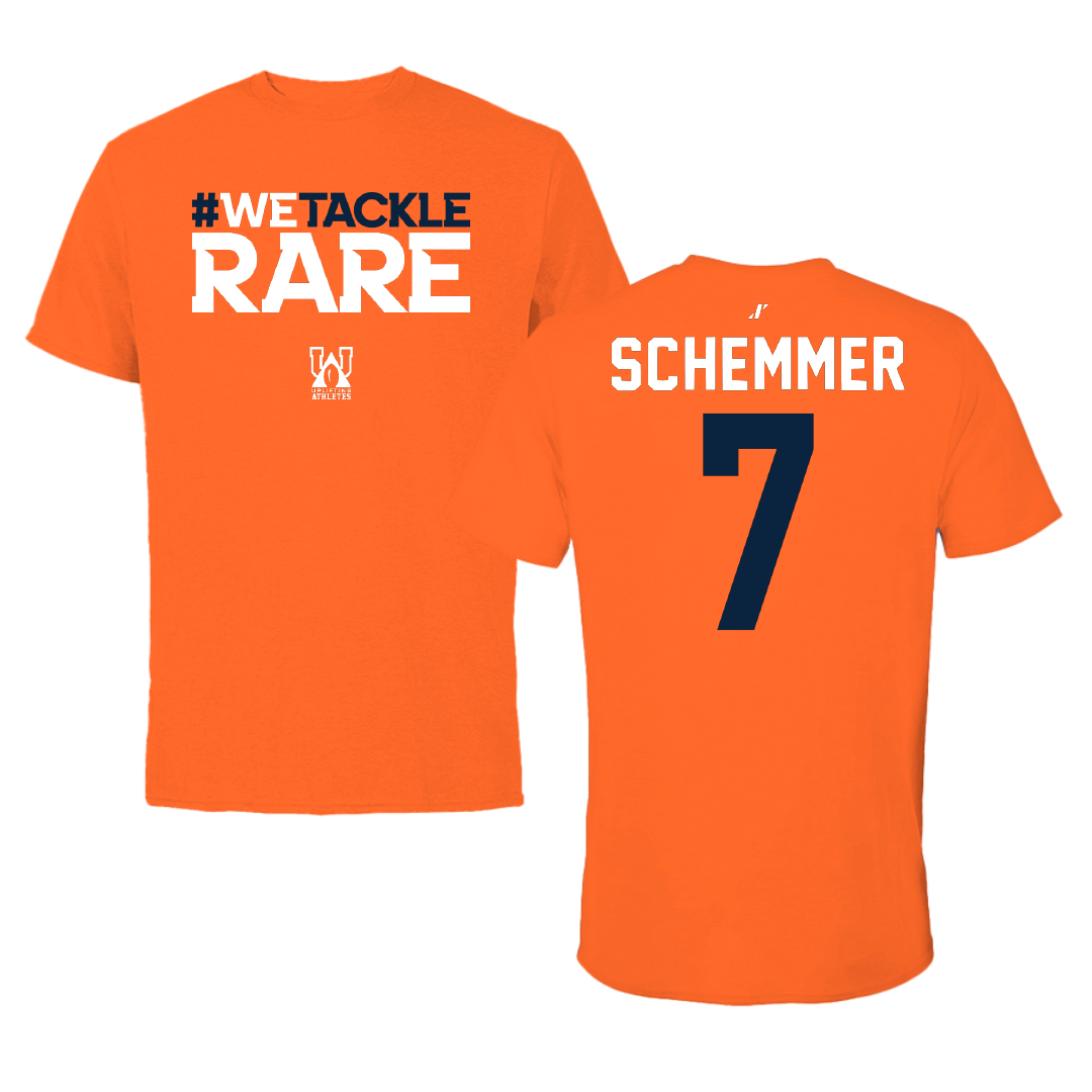 Syracuse University Softball Orange Uplifting Athletes Tee - #7 Peyton Schemmer