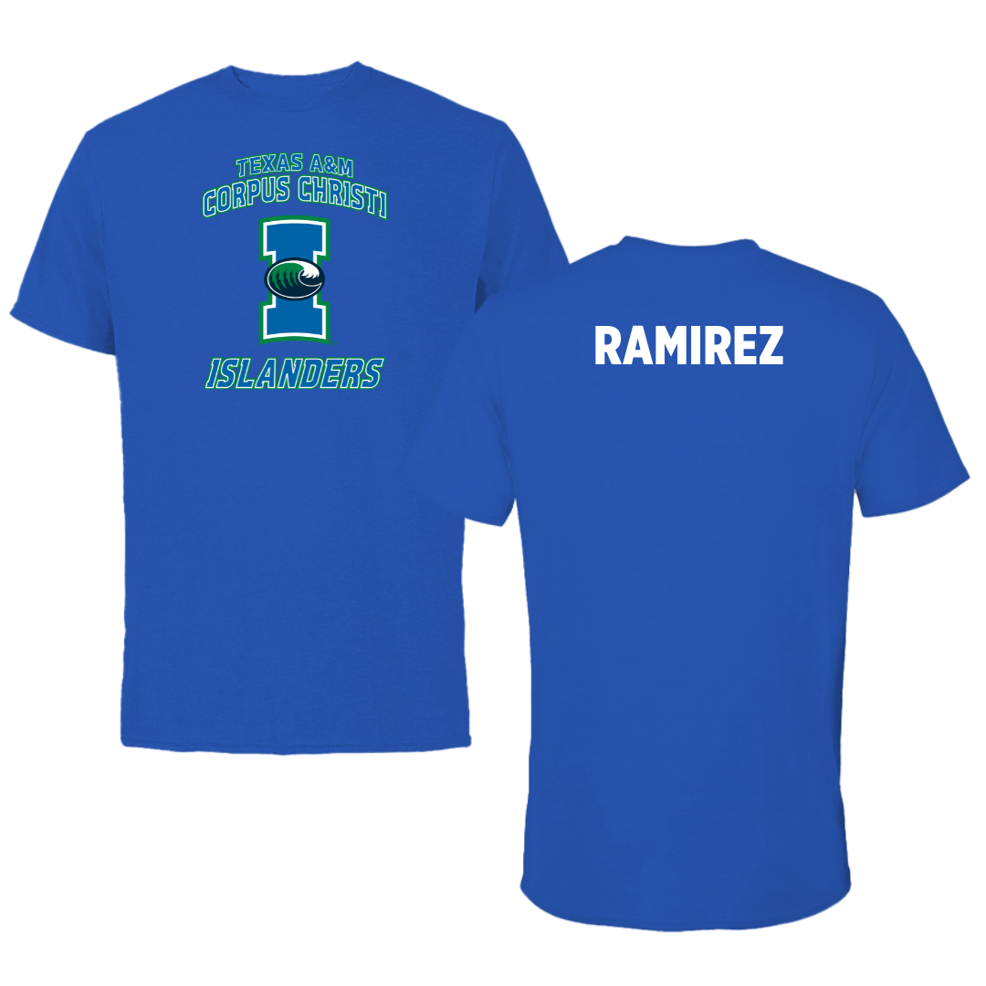 Texas A&M University-Corpus Christi Golf Blue Islanders Tee - Lucia Ramirez