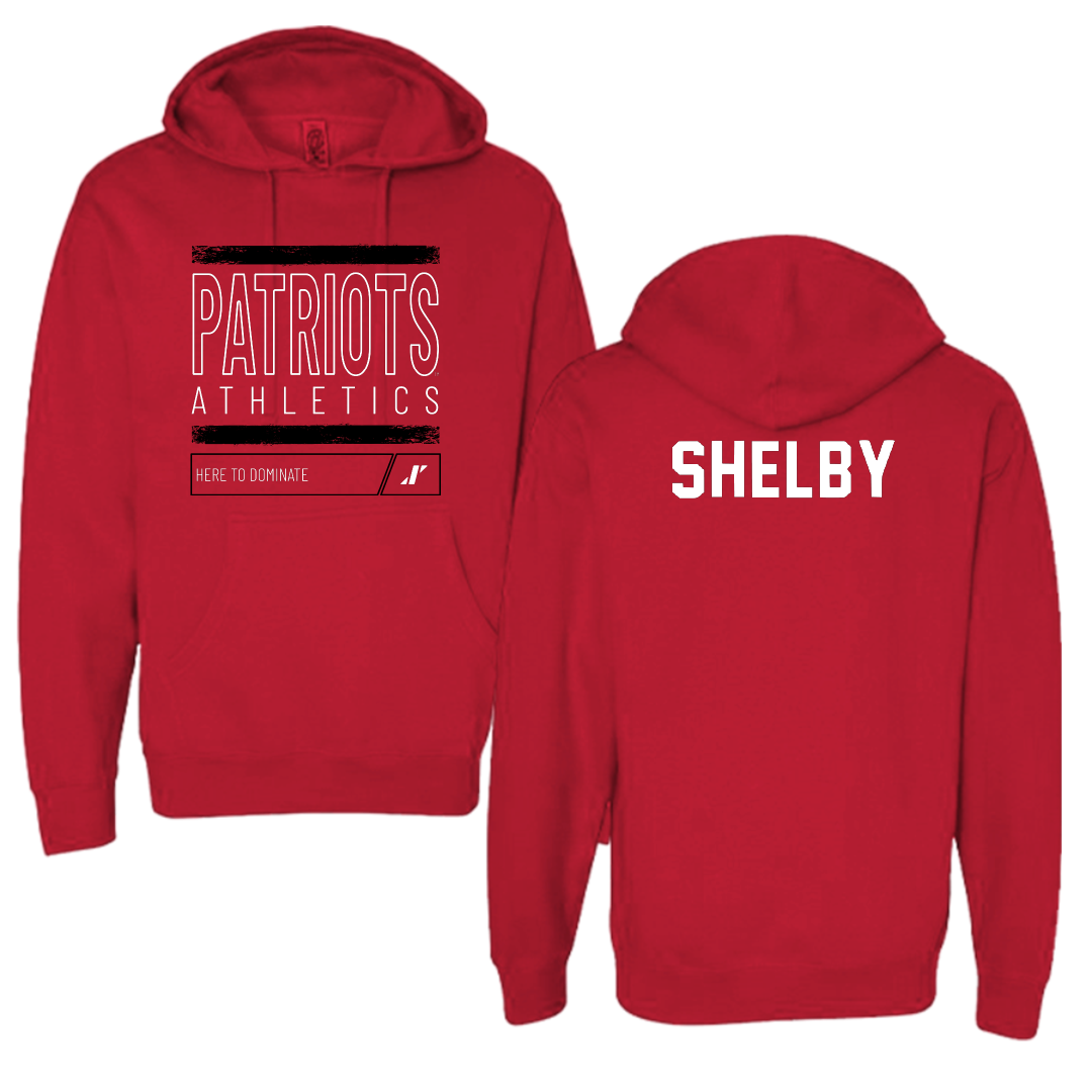 Dallas Baptist University TF and XC Red Dominate Hoodie - Noah Shelby