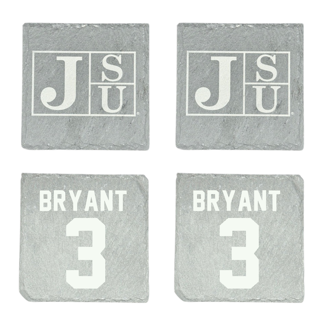 Jackson State University Volleyball Stone Coaster (4 Pack)  - #3 Trinity Bryant