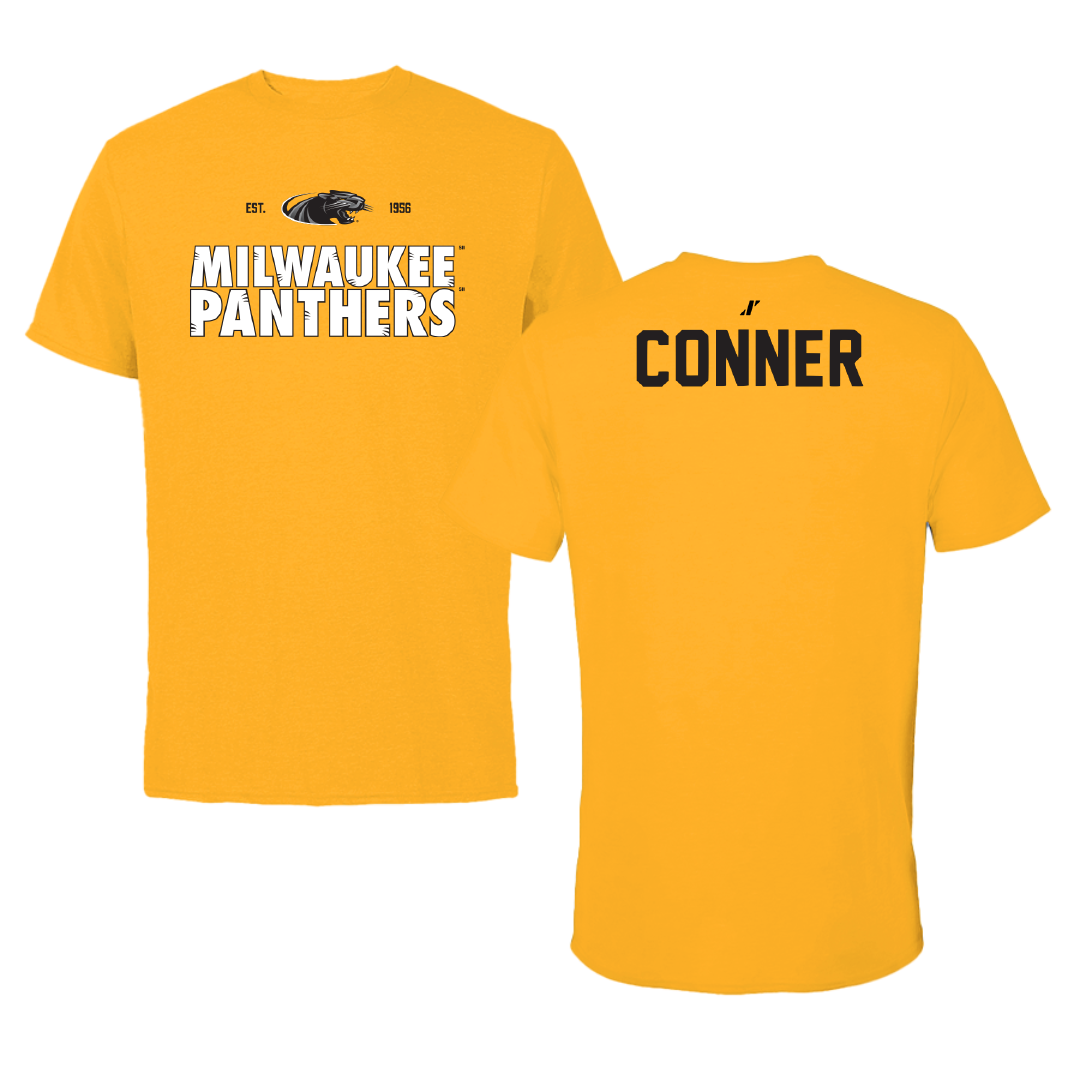 University of Wisconsin-Milwaukee TF and XC Gold General Tee - Claudia Conner