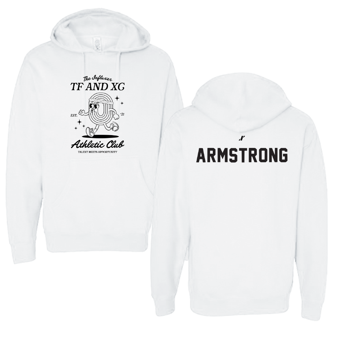 TF and XC White Influxer Athletic Club Hoodie - Alia Armstrong