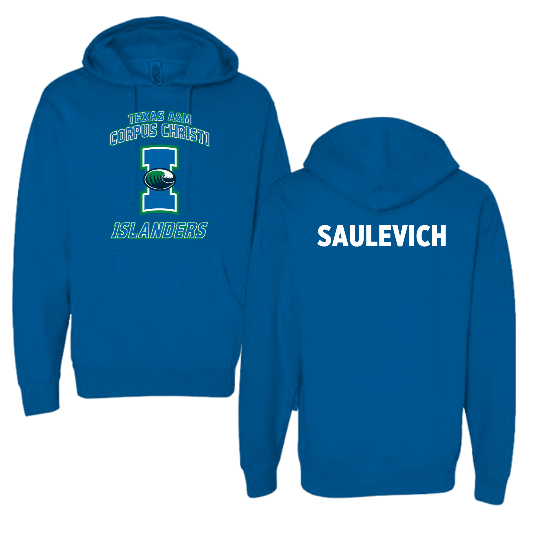 Texas A&M University-Corpus Christi Tennis Blue Hoodie - Palina Saulevich