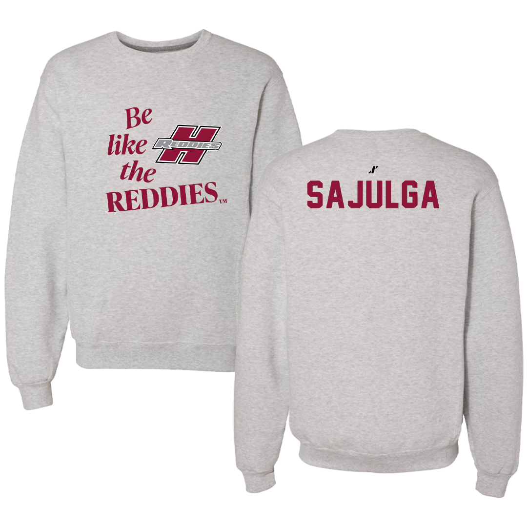 Henderson State University Golf Light Gray Be Like Us Crewneck - Felisa Sajulga