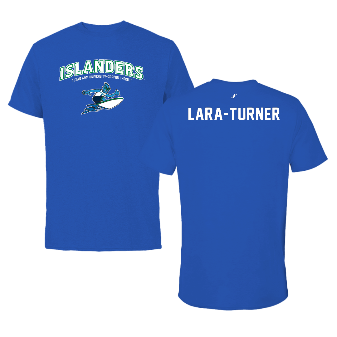 Texas A&M University-Corpus Christi TF and XC Blue General Performance Tee - Khiah Lara-Turner