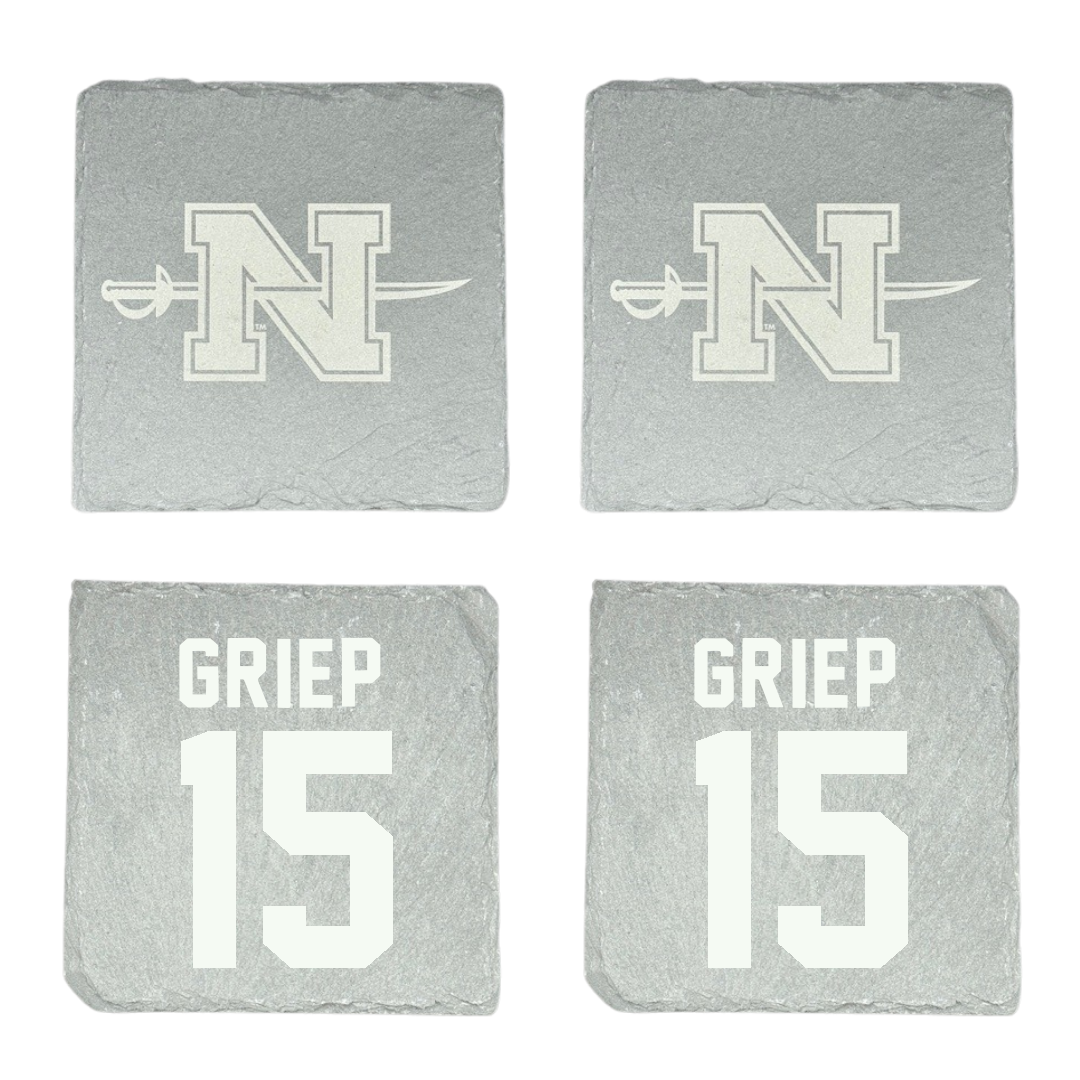 Nicholls State University Soccer Stone Coaster (4 Pack)  - #15 Ryan Griep
