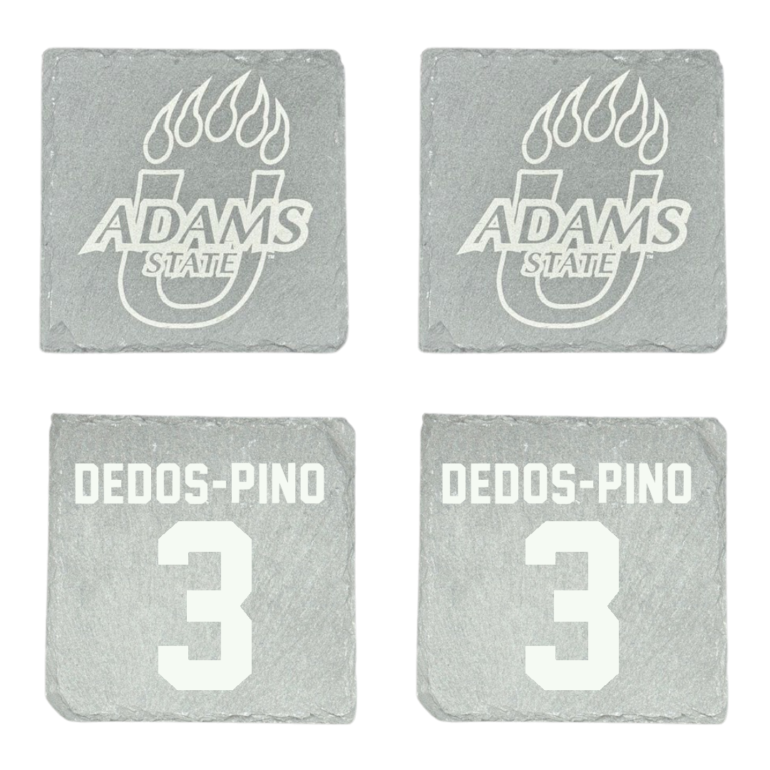 Adams State University Soccer Stone Coaster (4 Pack)  - #3 Yarelis Dedos-Pino