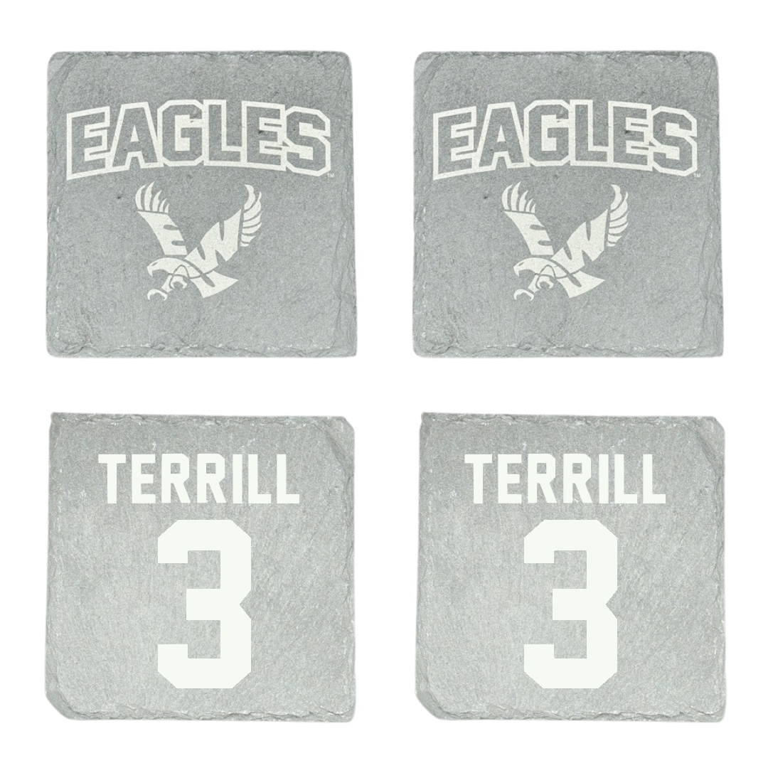 Eastern Washington University Soccer Stone Coaster (4 Pack)  - #3 Grace Terrill