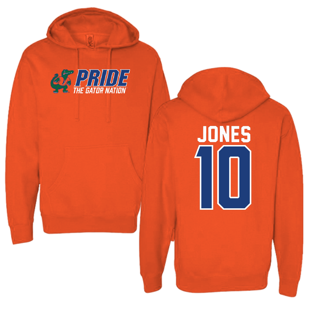 University of Florida Soccer Orange General Hoodie - #10 Madison Jones
