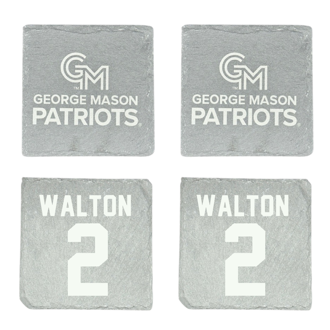 George Mason University Basketball Stone Coaster (4 Pack)  - #2 Zahirah Walton