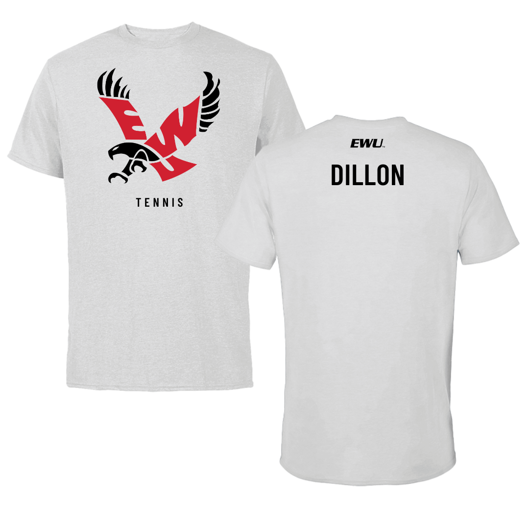 Eastern Washington University Tennis Light Gray Tee - Drew Dillon