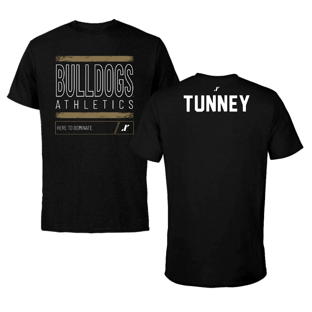 Bryant University TF and XC Black Dominate Tee - Kat Tunney