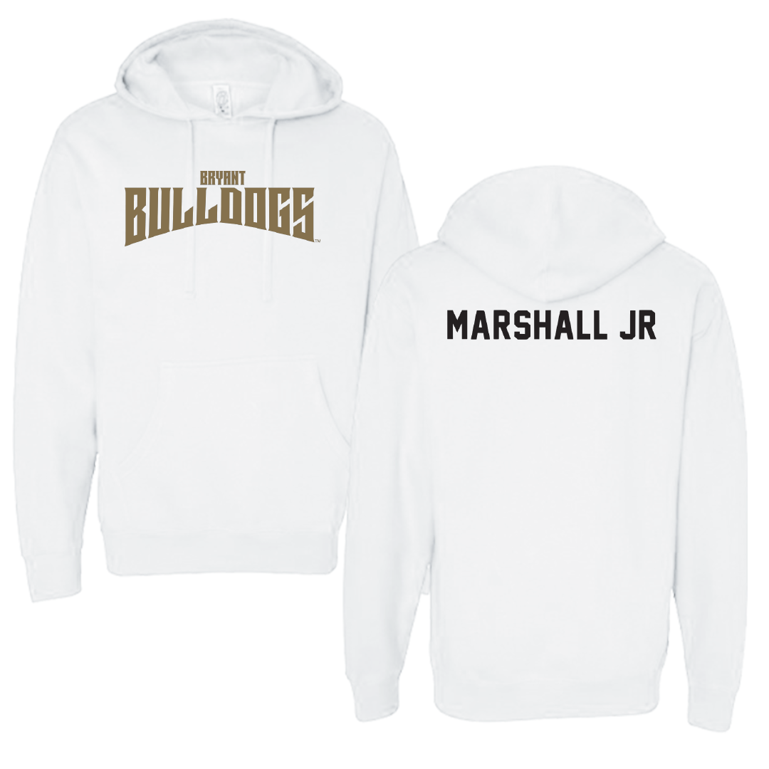 Bryant University TF and XC White Classic Hoodie - Mike Marshall Jr