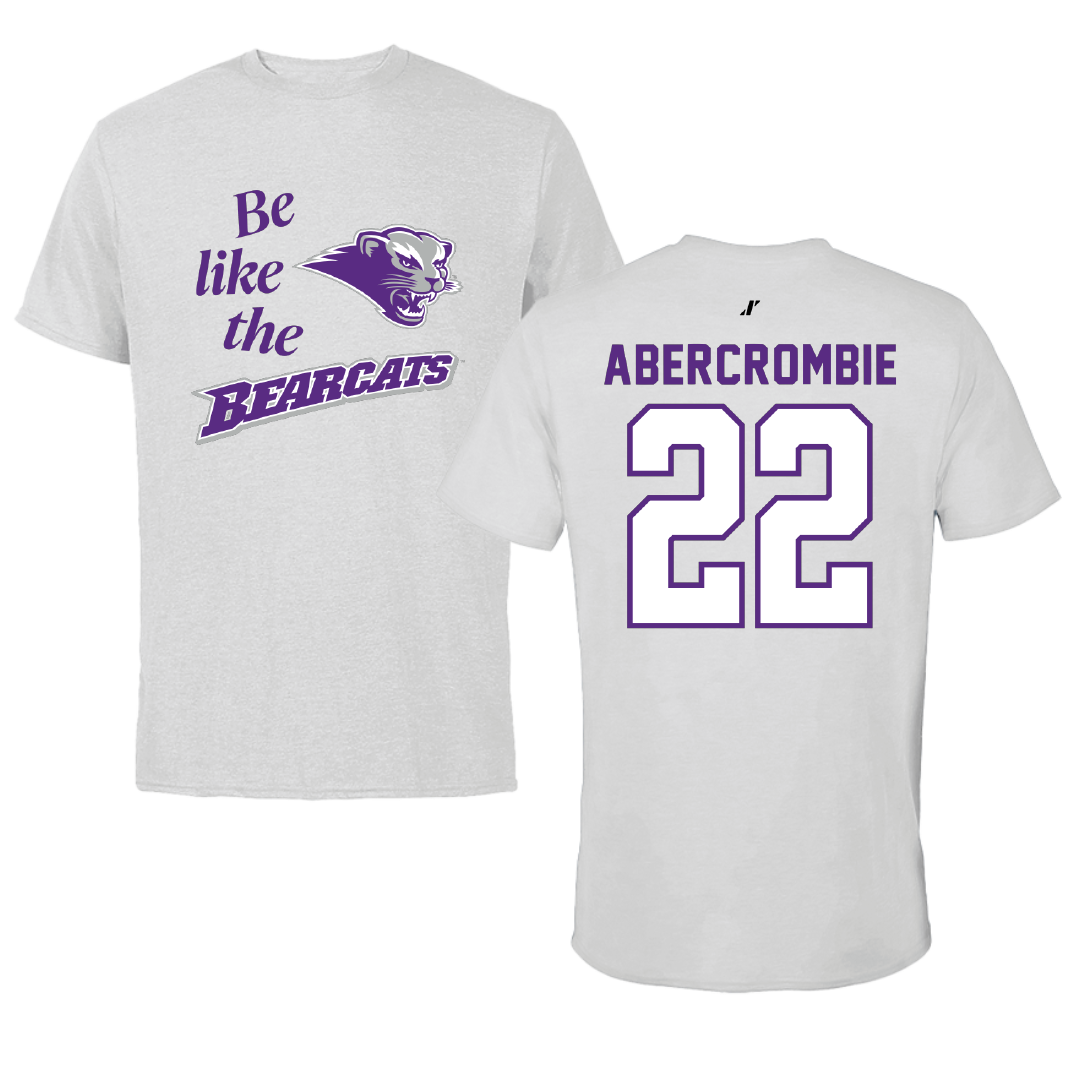 Southwest Baptist University Football Light Gray Be Like Us Performance Tee - #22 Jordan Abercrombie