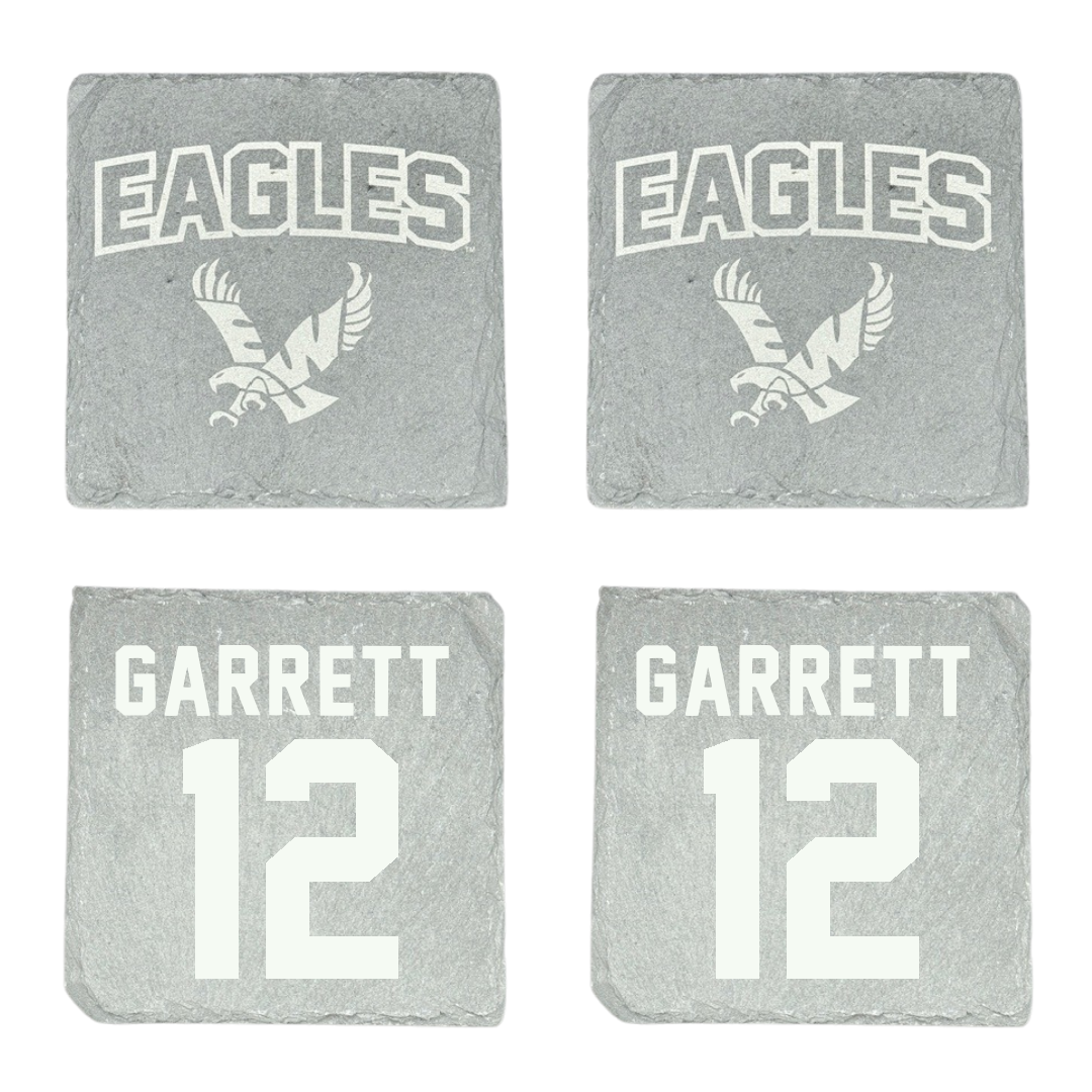 Eastern Washington University Football Stone Coaster (4 Pack)  - #12 Wesley Garrett