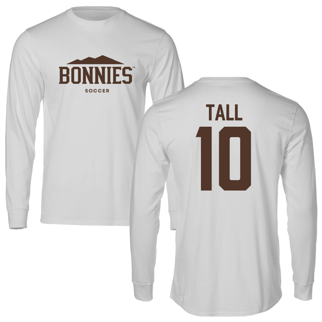 St. Bonaventure University Soccer Light Gray Long Sleeve - #10 Mo Tall