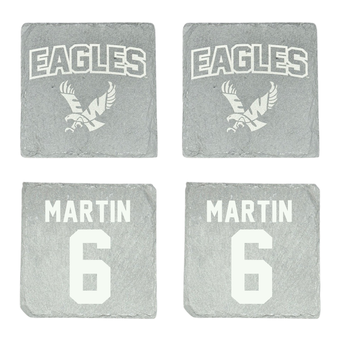 Eastern Washington University Soccer Stone Coaster (4 Pack)  - #6 Gillian Martin