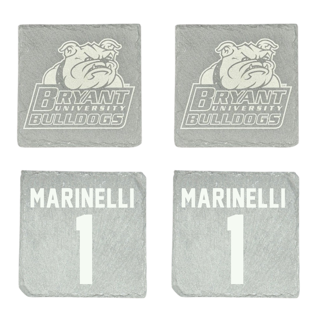 Bryant University Soccer Stone Coaster (4 Pack)  - #1 Luca Marinelli