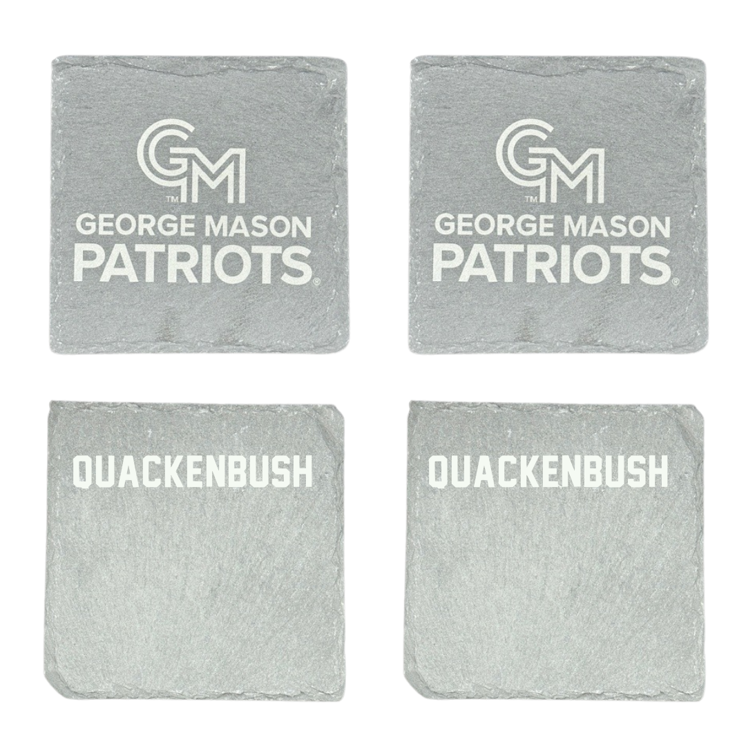 George Mason University Swimming & Diving Stone Coaster (4 Pack)  - Matt Quackenbush