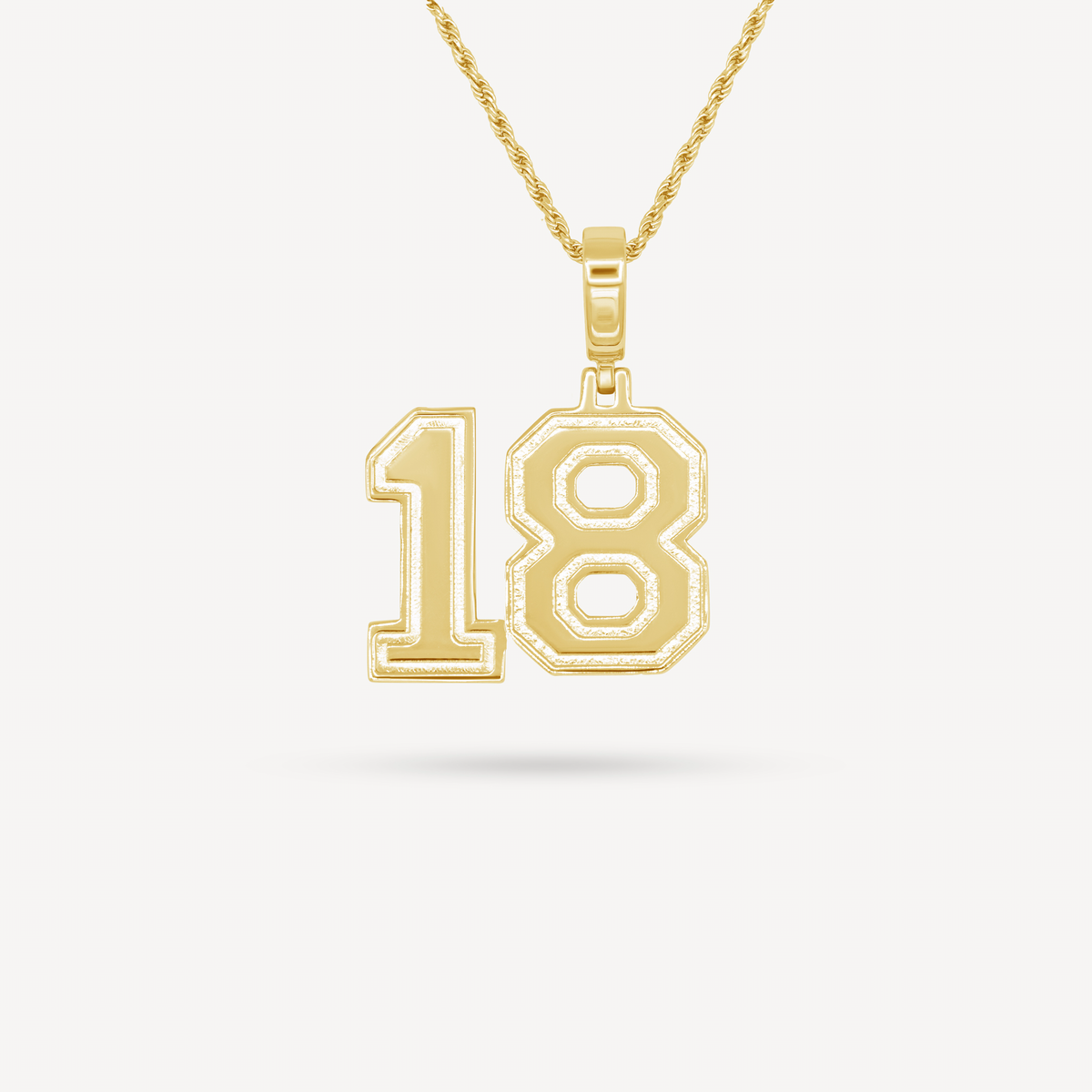 Gold Presidents Pendant and Chain - #18 Emma Alvord