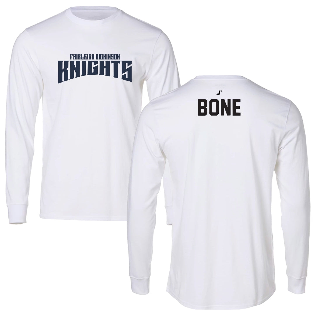 Fairleigh Dickinson University-Metropolitan Campus Fencing White Classic Performance Long Sleeve - Emily Bone