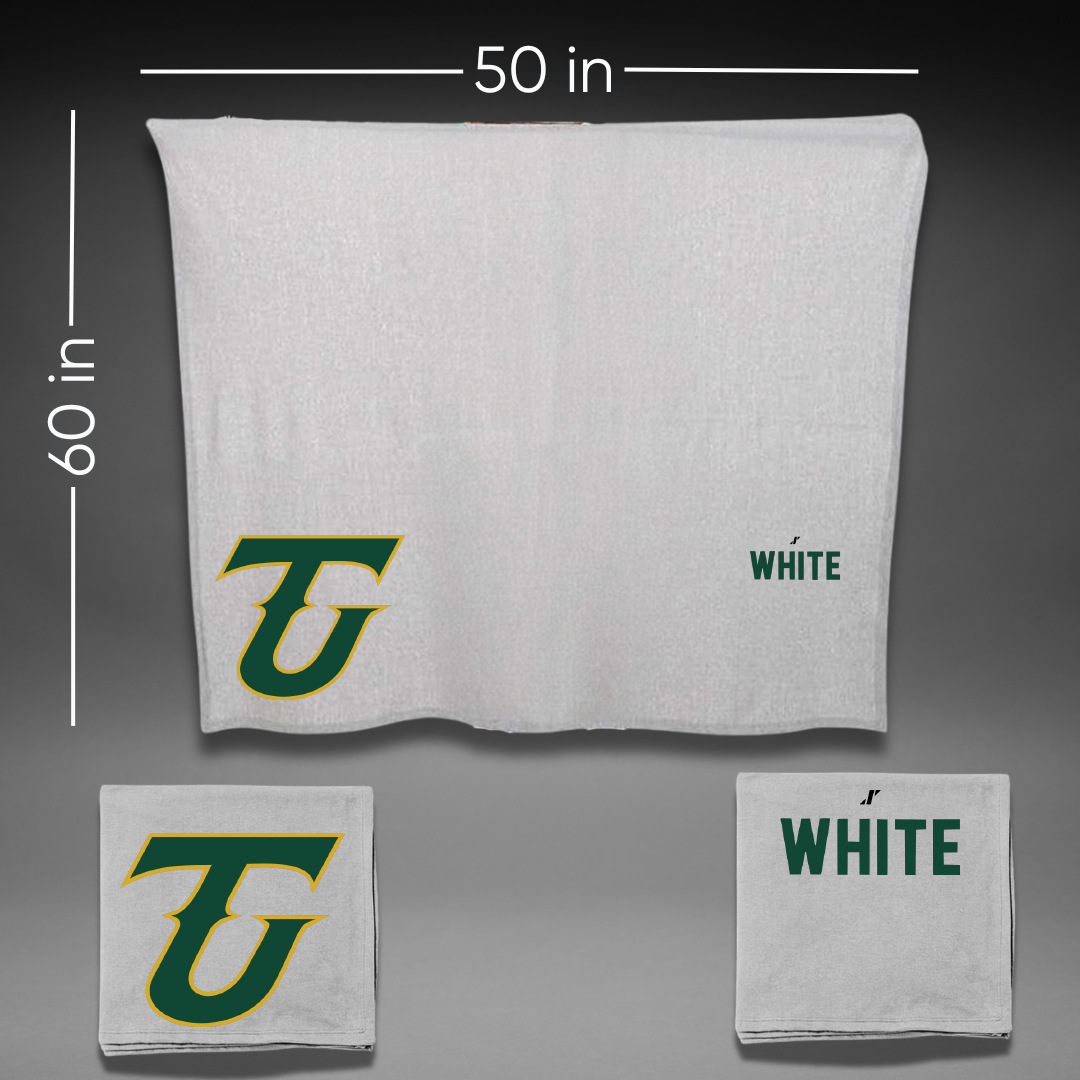 Tiffin University TF and XC Gray Blanket - Jaylen White