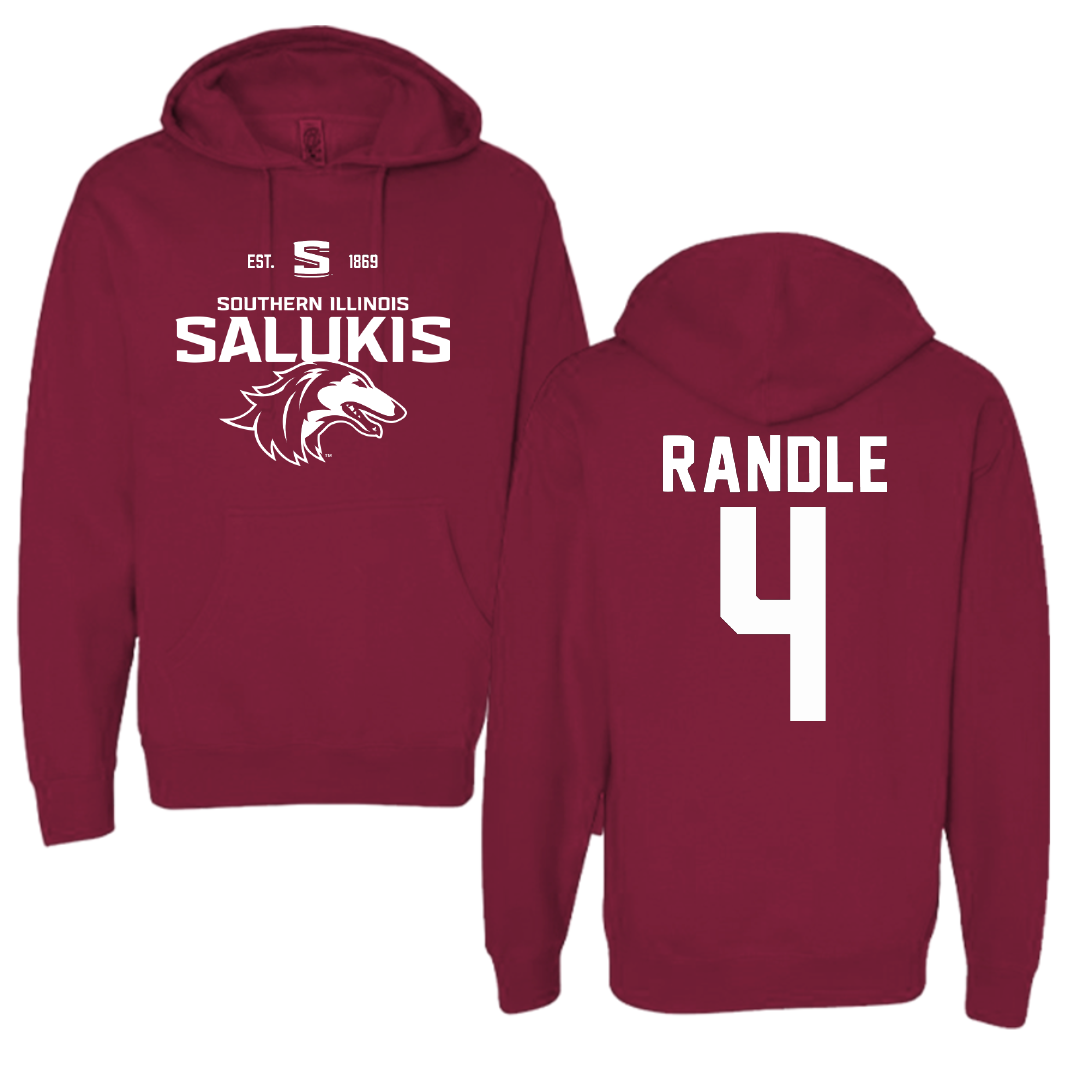 Southern Illinois University at Carbondale Basketball Maroon General Hoodie - #4 Laniah Randle