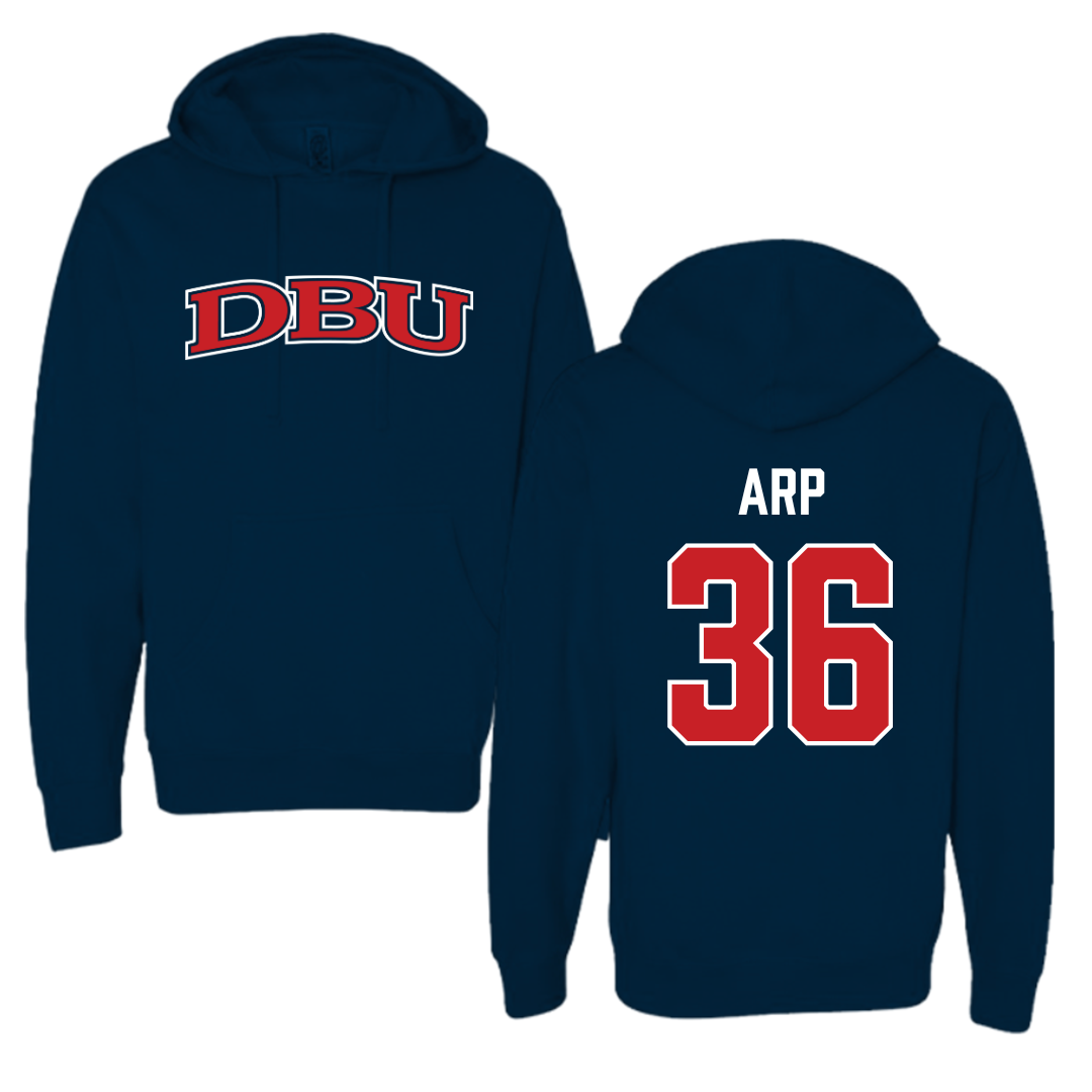 Dallas Baptist University STUNT Navy Hoodie - #36 Ashtyn Arp