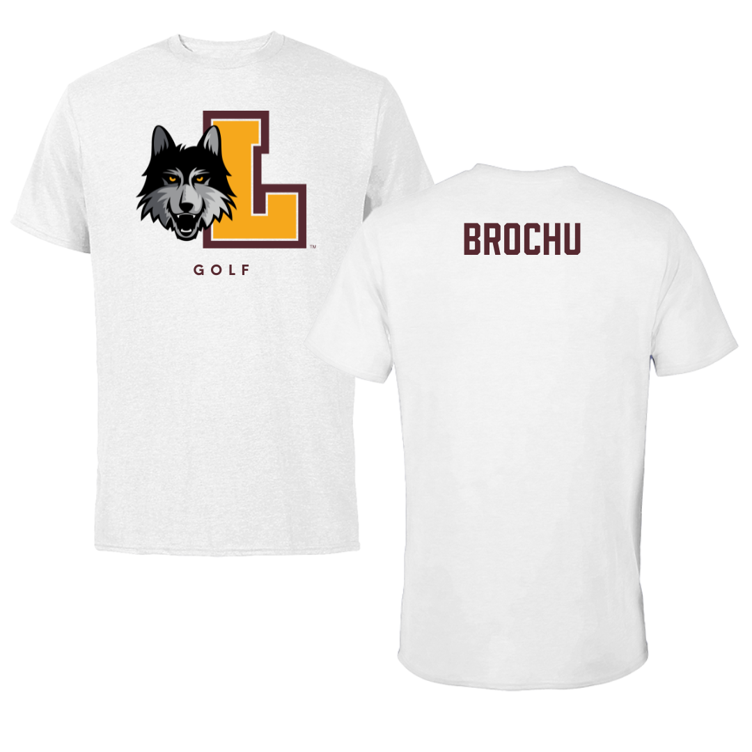 Loyola University-Chicago Golf White Tee - Jolie Brochu