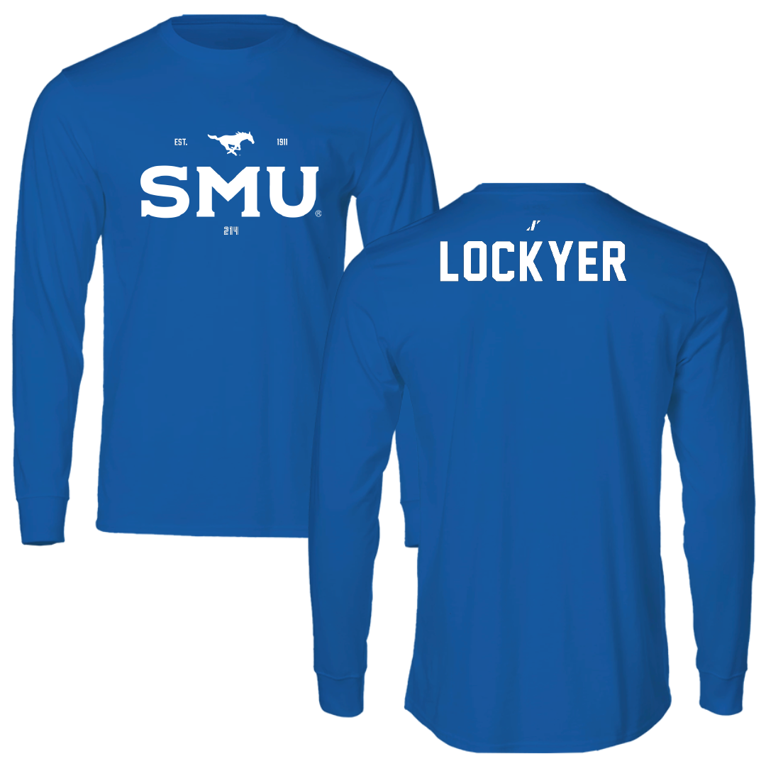 Southern Methodist University Swimming & Diving Blue General Long Sleeve - Hannah Lockyer