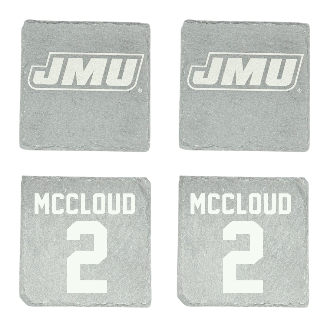 James Madison University Football Stone Coaster (4 Pack)  - #2 Jordan McCloud