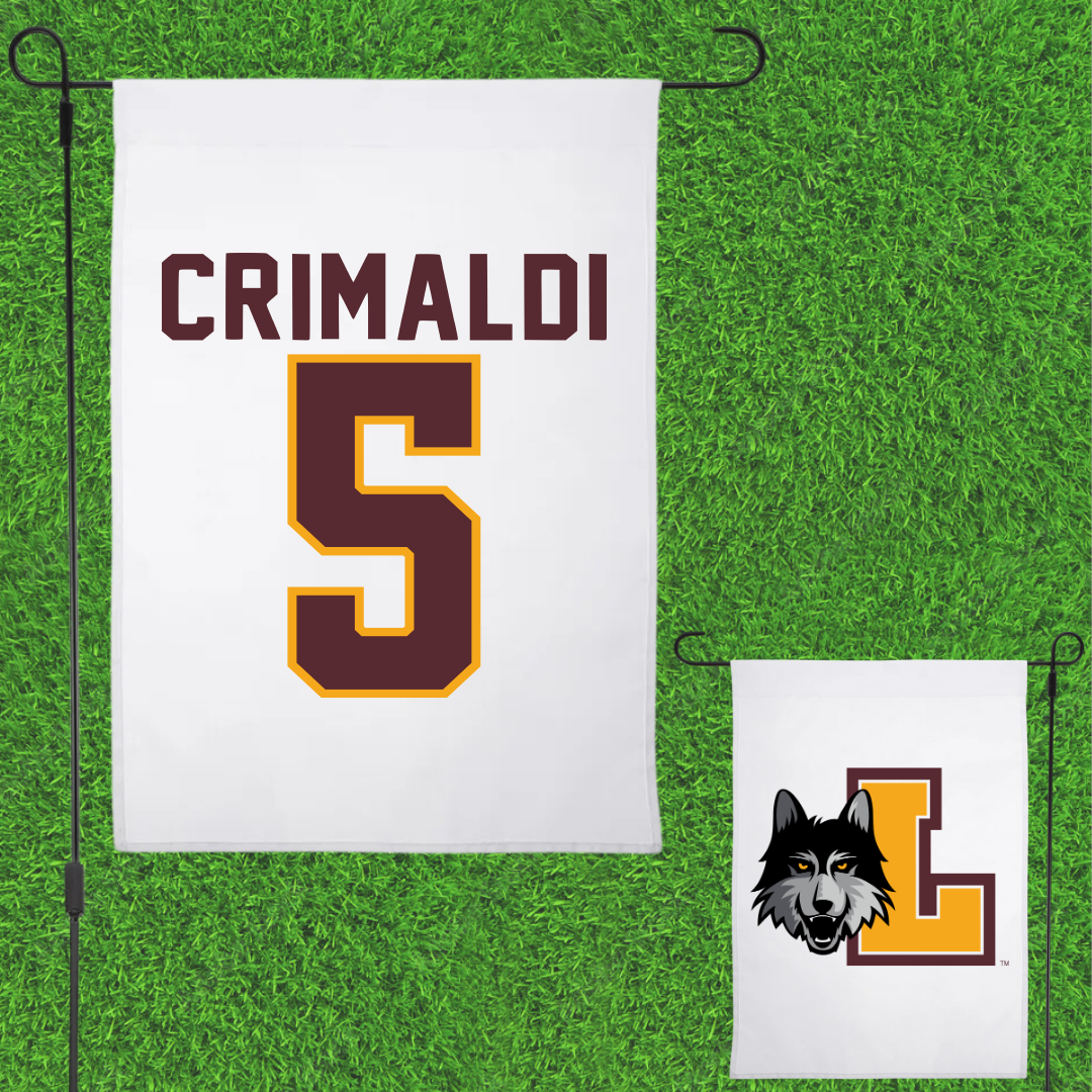 Loyola University-Chicago Softball White Garden Flag - #5 Bella Crimaldi