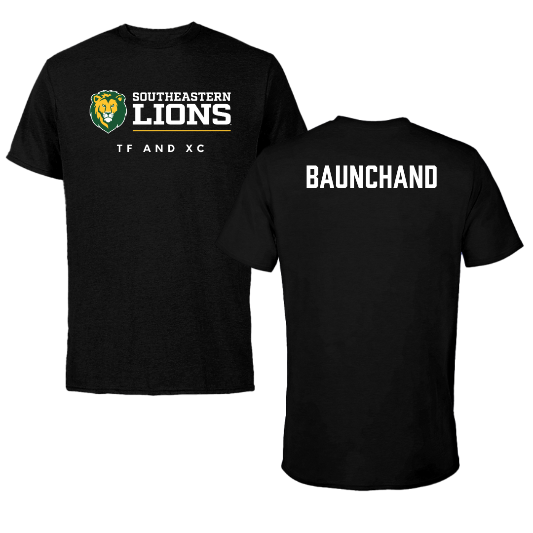 Southeastern Louisiana University TF and XC Black Performance Tee - Courtlin Baunchand