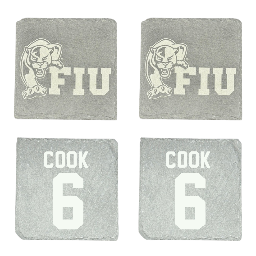 Florida International University Volleyball Stone Coaster (4 Pack)  - #6 Savannah Cook