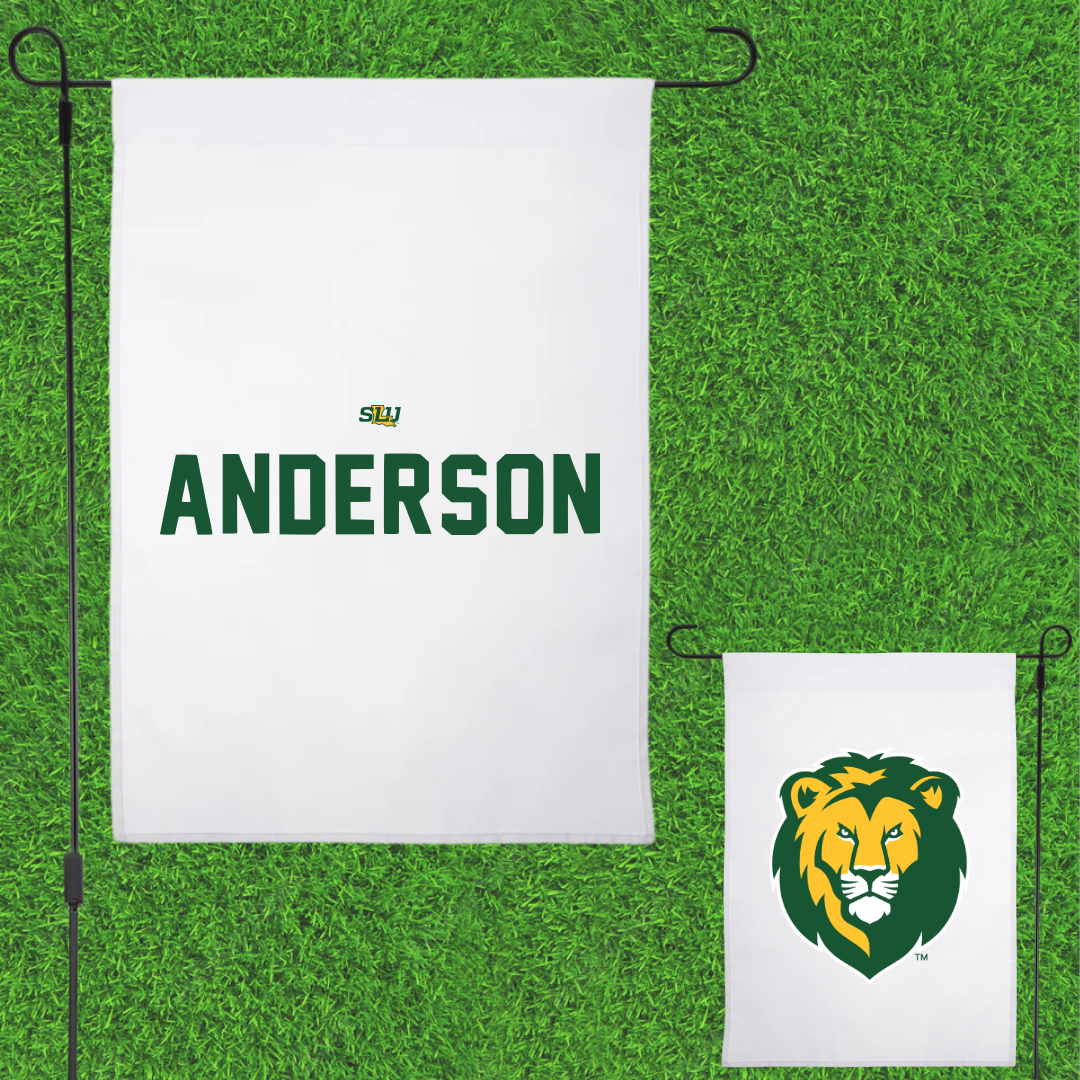 Southeastern Louisiana University TF and XC White Garden Flag - Kaylie Anderson