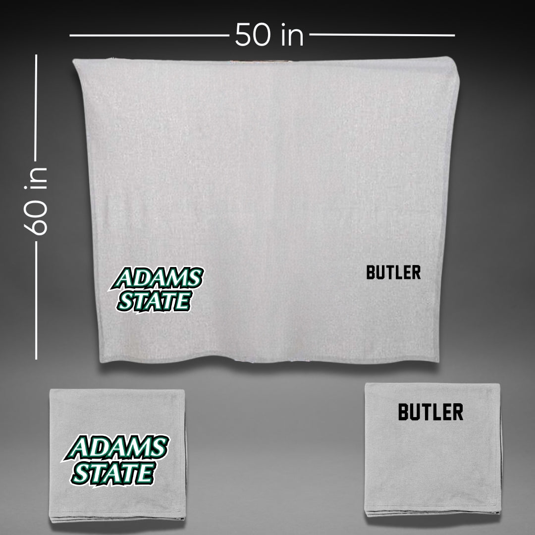 Adams State University Golf Gray Blanket - Taylor Butler