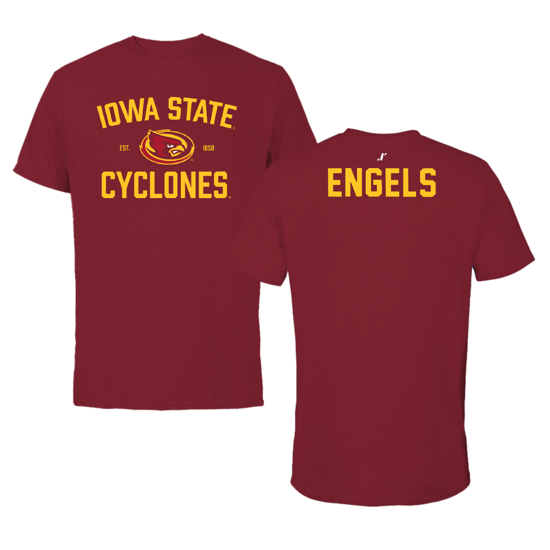 Iowa State University Gymnastics Cardinal General Tee - Morgan Engels