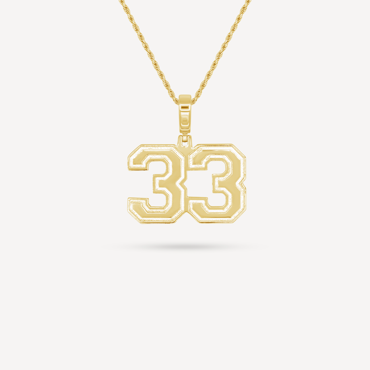 Gold Presidents Pendant and Chain - #33 Nick Felago