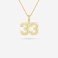 Gold Presidents Pendant and Chain - #33 Nick Felago