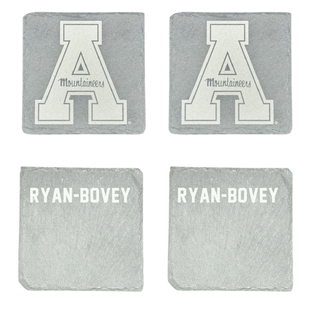 Appalachian State University Tennis Stone Coaster (4 Pack)  - Olwyn Ryan-Bovey